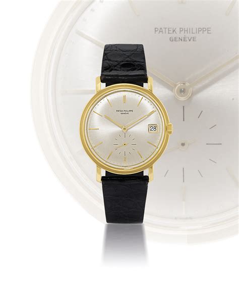 Patek Philippe Yellow Gold Automatic Wristwatch Ref 3445